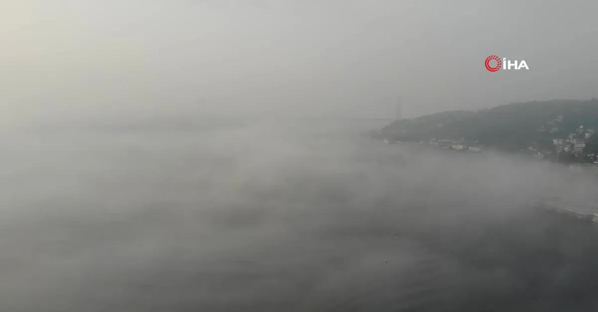 İstanbullular güne sisle uyandı