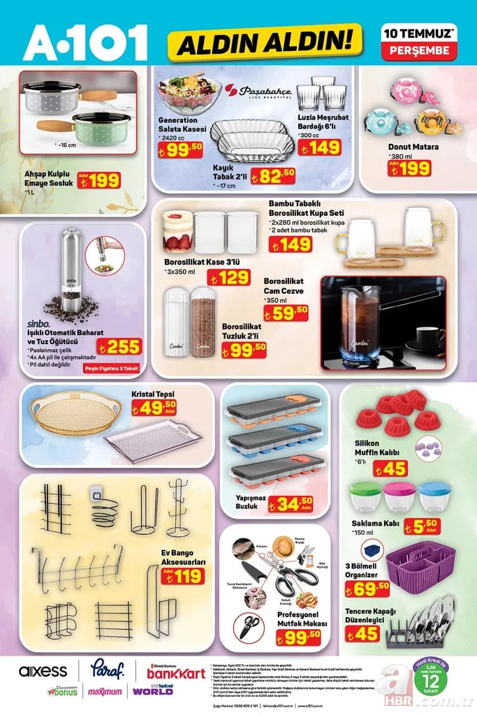 Yazın karavan tatili planlayanlara A101'den bomba gibi katalog! Tam 299 bin TL'ye satışta 9