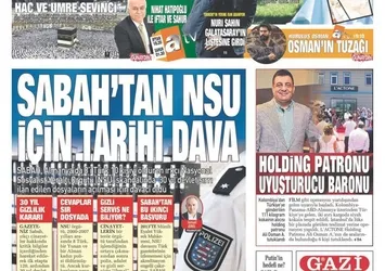 SABAH’tan NSU için tarihi dava