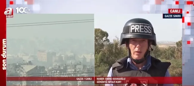 İsrail Gazze katliamında 34. gün! A Haber savaş bölgesinde