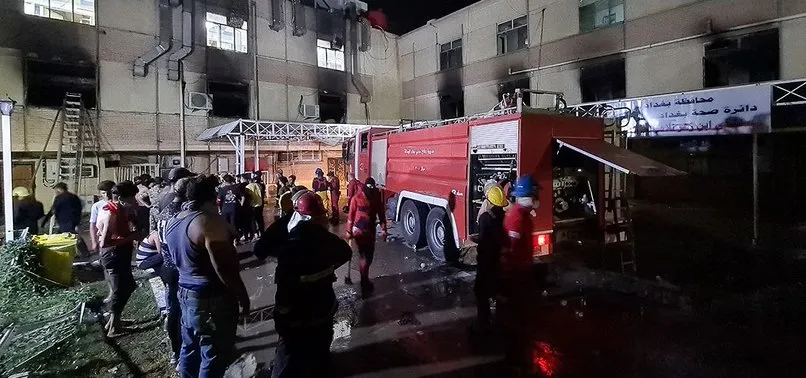 Bağdat'taki pandemi hastanesinde yangın! Onlarca kişi öldü