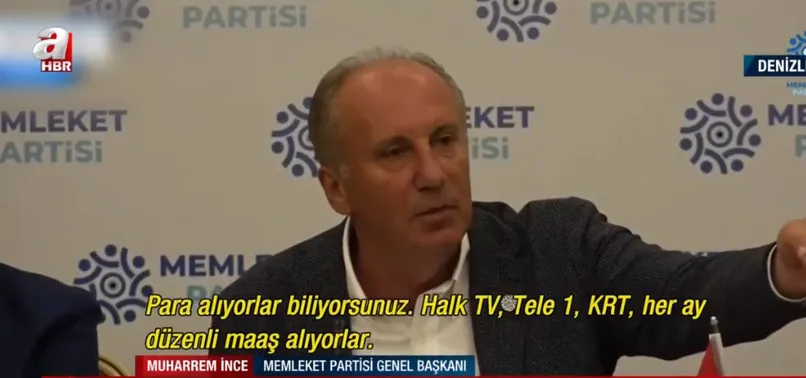 Muharrem İnce'den "düzenli maaş" iddiası! CHP’den maaş alan gazeteciler kim?