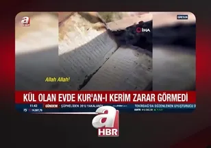 KUR'AN-I KERİM ZARAR GÖRMEDİ