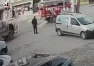 İzmir’de feci kaza kamerada