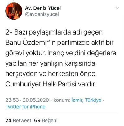CHP ’camide müzik’ skandalına alkış tutan Özdemir için ’’partimizle ilişkisi yok’’ demişti! Gerçek ortaya çıktı