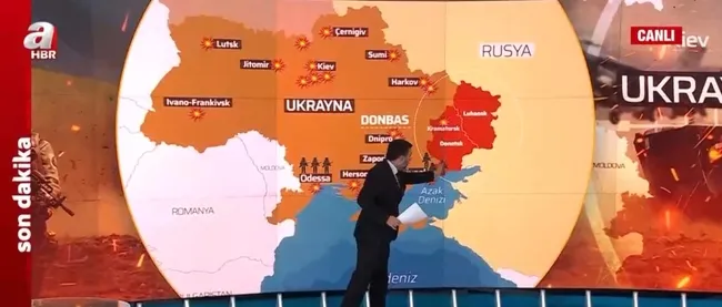 Rusya’nın Ukrayna’da harekat başlattığı noktalar