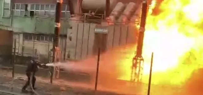 Sivas’ta termik santralde patlama yangına sebep oldu!