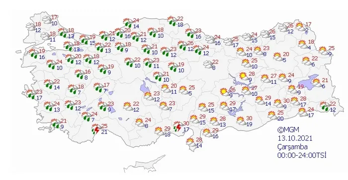 Meteoroloji son dakika hava durumu uyarısı | İstanbul Ankara İzmir'de sıcaklıklar... - 6