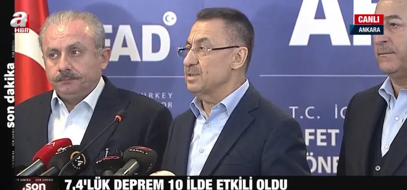 Cumhurbaşkanı Yardımcısı Fuat Oktay Türkiye'yi yasa boğan Kahramanmaraş merkezli depremin detaylarını açıkladı! Kaç kişi hayatını kaybetti? O illere doğal gaz verilemeyecek