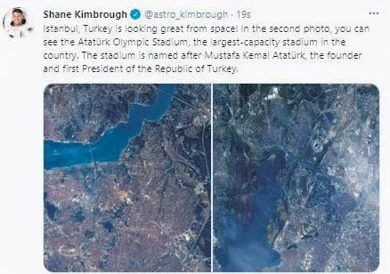 Ünlü astronot Astronot Shane Kimbrough paylaştı! İşte dikkat çeken İstanbul sözleri - 3