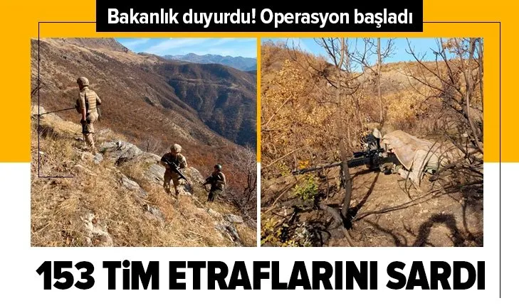 Son dakika: Bakanlık duyurdu! Bitlis’te Yıldırım-16 Sehi Ormanları' operasyonu başlatıldı