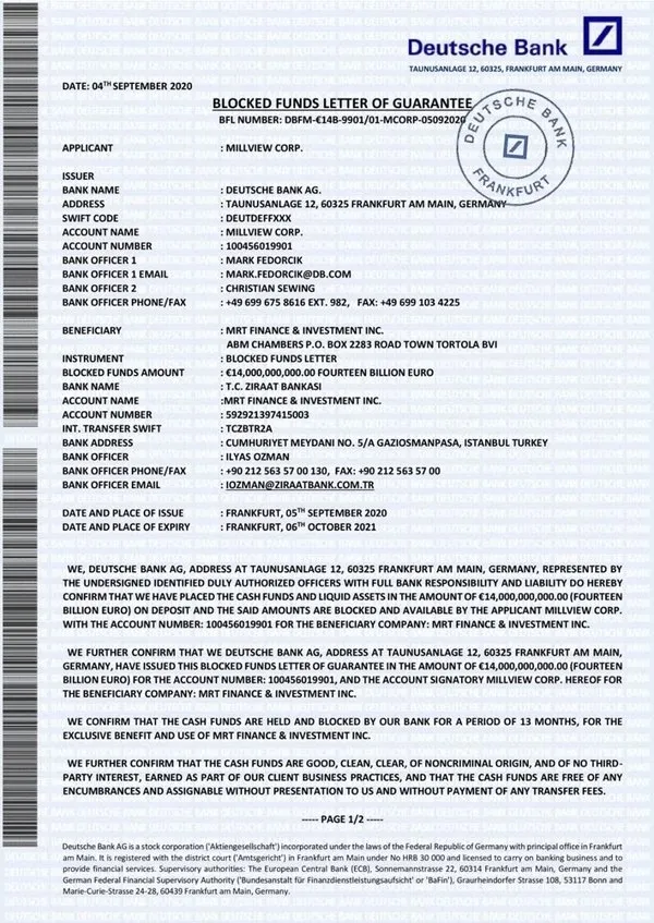 Deutsche Bank sözcüsü deşifre etti! FETÖ'den sahte belgeli algı operasyonu - 1