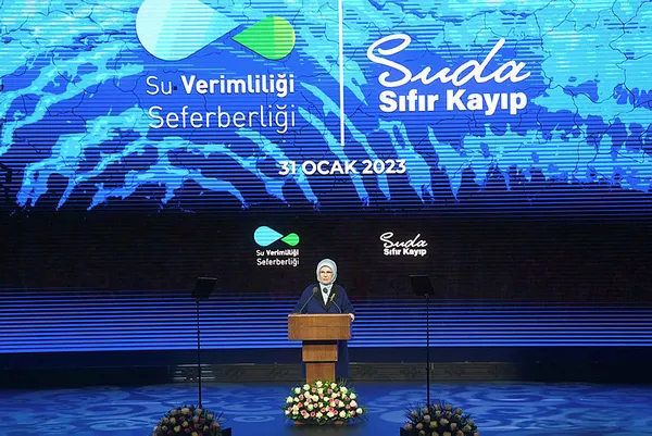 Emine Erdoğan’dan ’Su vatandır’ mesajı! Geleceğimize sahip çıkalım