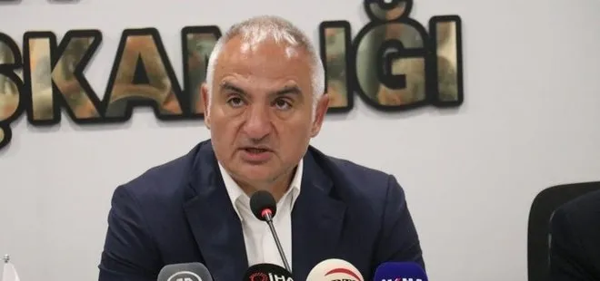Kültür ve Turizm Bakanı Mehmet Nuri Ersoy: Amacımız en hızlı şekilde buradaki afetin izlerini silmek