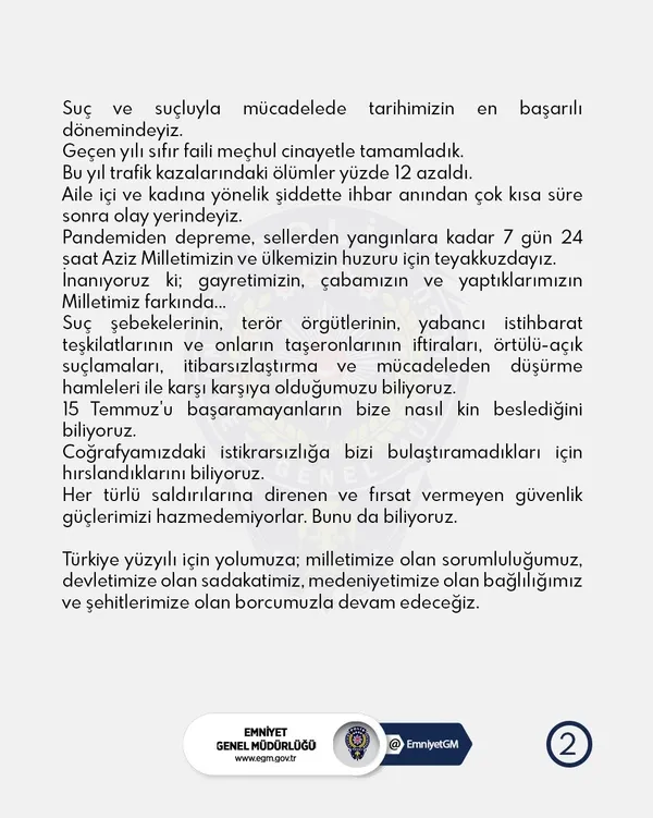 Son dakika: Emniyet Genel Müdürlüğü’nden algı operasyonlarına tepki! Türk polisini kötülemeyi vazife edinmişler