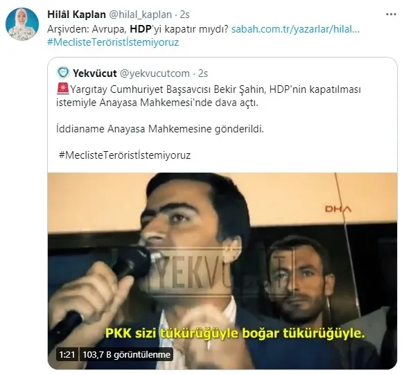 HDP'ye açılan kapatma davasıyla ilgili destekler çığ gibi büyüyor - 7