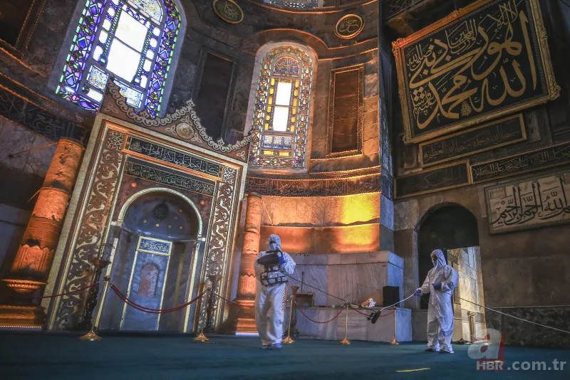 Ayasofya-i Kebir Cami-i Şerifi 86 yıl sonra ilk bayramına hazırlanıyor 11