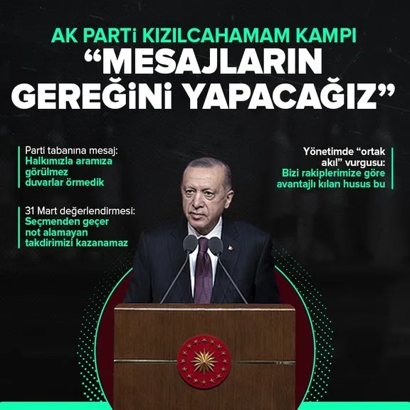 AK Parti’de Kızılcahamam kampı başlıyor! Açılış konuşması Başkan Erdoğan’dan! Hangi konular ele alınacak?