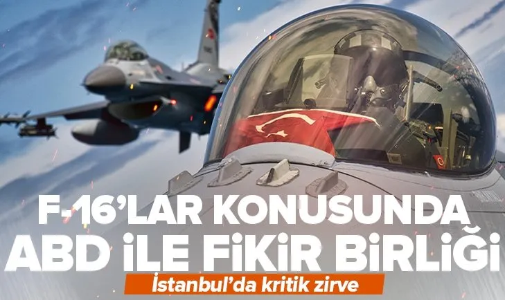 Türkiye ile ABD arasında kritik görüşme! F-16’lar için ortak fikir! ABD Türkiye’ye F-16 uçağı satacak mı?
