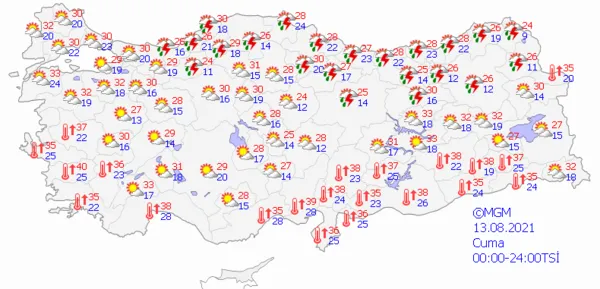 1628433680044.png Meteoroloji'den çok sayıda ile son dakika sağanak yağış uyarısı! Yangın bölgelerinde yağmur sürecek mi? İstanbul Ankara İzmir'de bu hafta hava durumu nasıl olacak? - 9