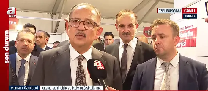 Ankara'da Çevrefest başladı! Çevre, Şehircilik ve İklim Değişikliği Bakanı Mehmet Özhaseki A Haber'de - 1