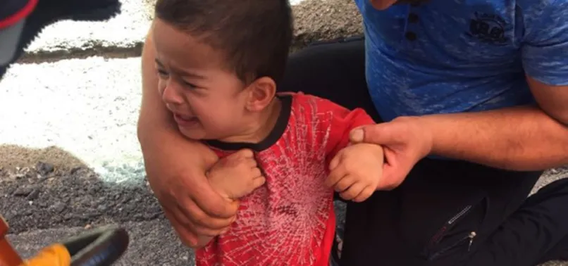 2 yaşındaki Ahmet Muhammed, düdüklü tencereye sıkıştı