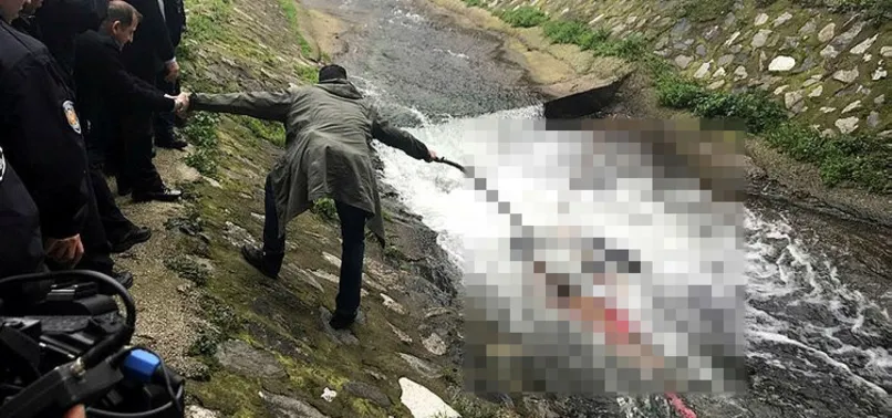 Cesedi su kanalında bulundu