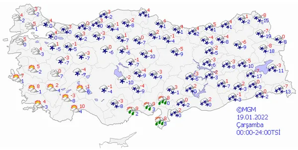 Meteoroloji ve valilik İstanbul'a kar yağacak saati açıkladı! İşte 5 günlük hava durumu: Hangi illere kar yağacak? - 10