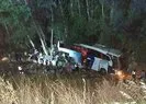 Yolcu otobüsü şarampole uçtu: 12 ölü