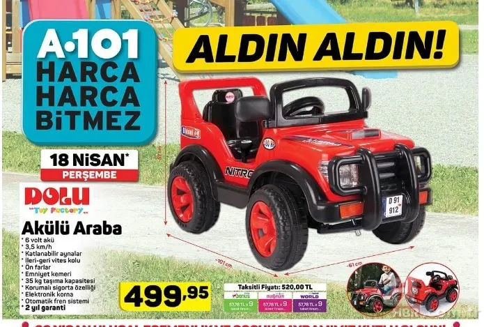 A101 aktüel ürünler kataloğu 18 Nisan yayında! A101 indirimli ürünler neler? 6