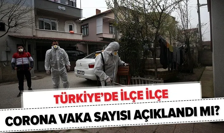 Türkiye'de ilçe ilçe corona vaka sayısı açıklandı mı? 2 Nisan Türkiye'de corona virüsü vaka sayısı kaç? Kaç kişi öldü?