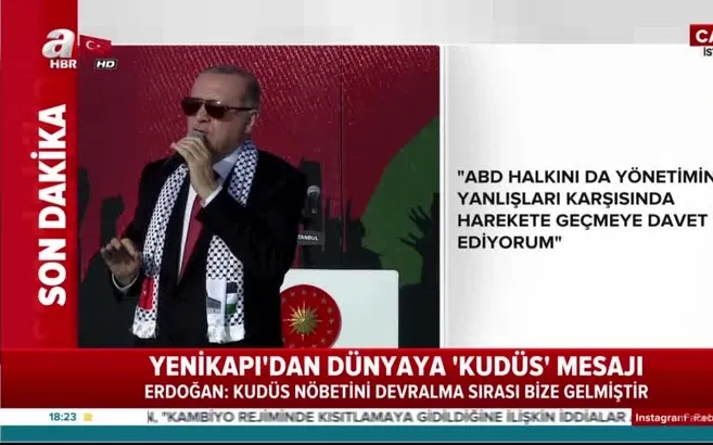 Erdoğan'dan İstanbul'da tarihi mesajlar
