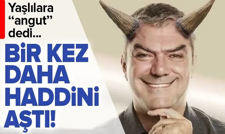 Sözcü yazarı Yılmaz Özdil bir kez daha haddini aştı! Yaşlılara 'angut' dedi!