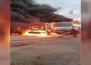 Son dakika: Libyada Hafter güçleri Trablustaki petrol deposunu vurdu |Video