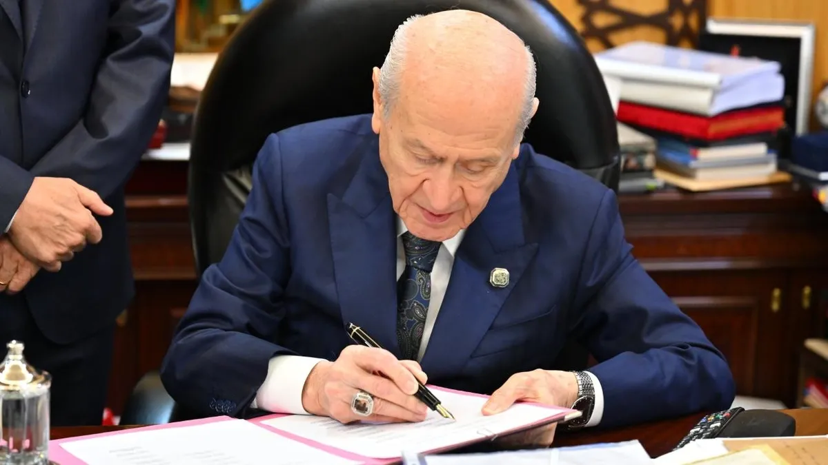 Bahçeli'den imza sonrası ilk açıklama: Bin yıllık kardeşliğimiz tescillenmiştir