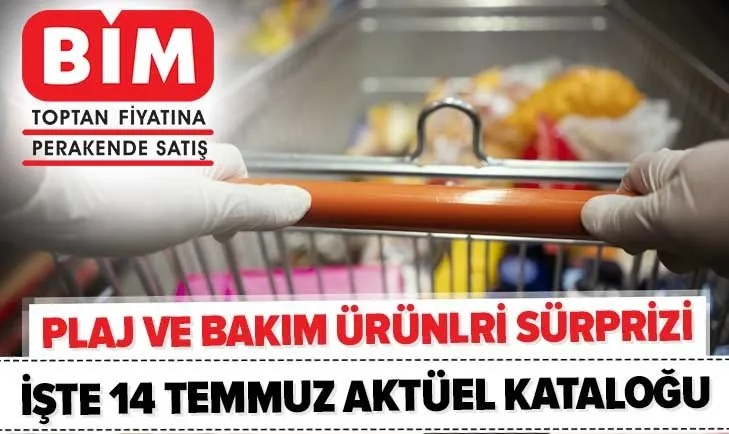 BİM aktüel 14 Temmuz 2020 kataloğu: Plaj ve bakım ürünleri dikkat çekiyor! İşte sürpriz ürünler listesi