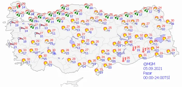 1630772837306.png Meteoroloji'den çok sayıda ile son dakika sağanak yağış ve fırtına uyarısı! İstanbul Ankara İzmir'de bu hafta hava durumu nasıl olacak? - 5