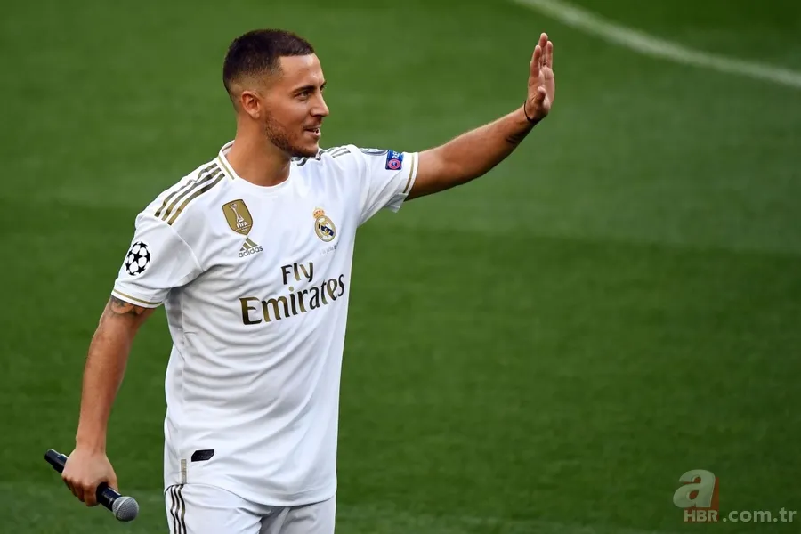 Real Madrid, en pahalı transferi Eden Hazard'ı tanıttı 23