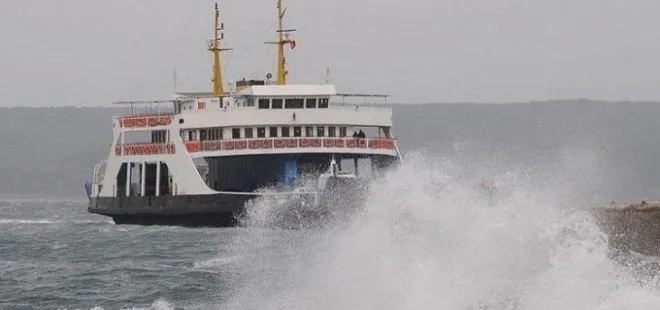 Son dakika: Hava muhalefeti nedeniyle İstanbul’da bazı deniz seferleri iptal edildi