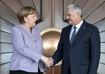 Merkel, Çankaya Köşkü'nde