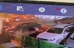 Park halindeki araca çarpp kaçtı!