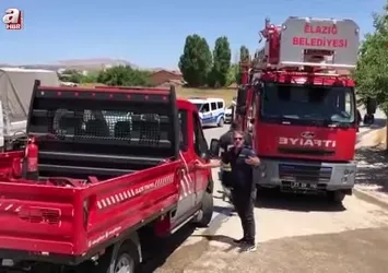 Elazığ'da odunluk yangını: 1 yaralı