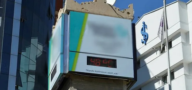 Elazığ’da termometreler 48 dereceyi gösterdi