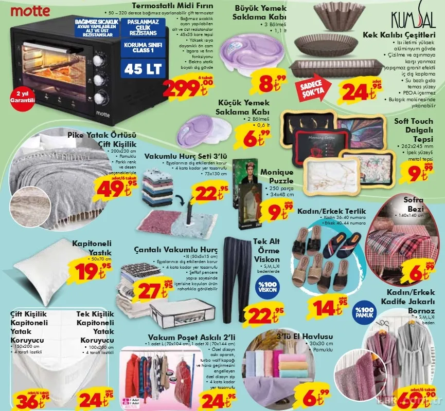 ŞOK 31 Mart 2021 aktüel ürünler kataloğu: Ramazan'a özel sürpriz ürünler! ŞOK'ta bu hafta neler var? 15