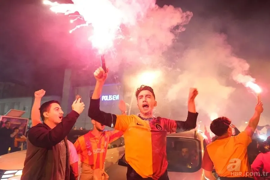 Galatasaray'ın şampiyonluğu tüm yurtta kutlanıyor! Taraftarlar sokaklara döküldü 24
