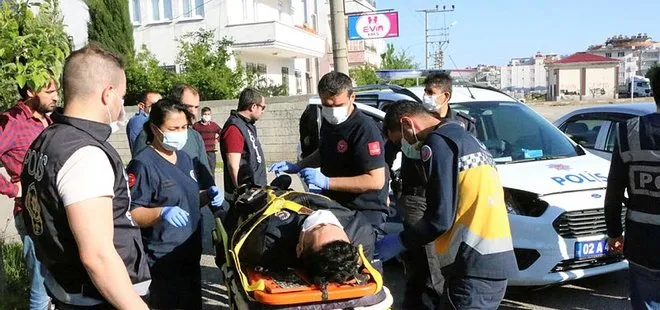 Adıyaman’da otomobille çarpışan ekip aracındaki 2 polis yaralandı