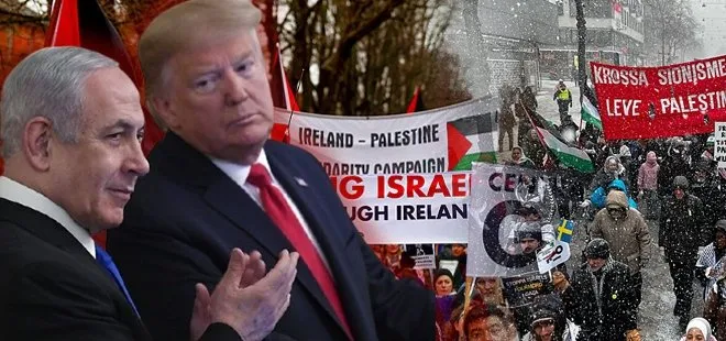 Gazze’de kirli plana karşı on binler sokağa döküldü! Trump’a tepkiler çığ gibi | İsrail’den Katil Bibi’ye net mesaj: İzin vermeyeceğiz