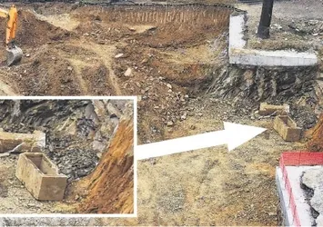 Okul inşaatından Roma lahdi çıktı