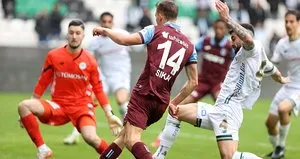 Trabzonspor Konya’da son dakika golüyle yıkıldı