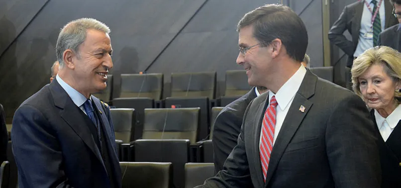 Son dakika: Bakan Hulusi Akar ile Mark Esper arasında kritik görüşme